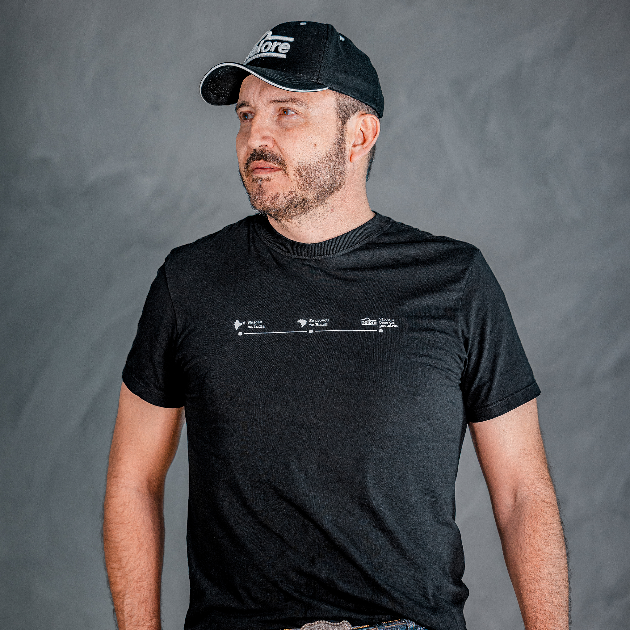 Camiseta Linha do Tempo (Preto)