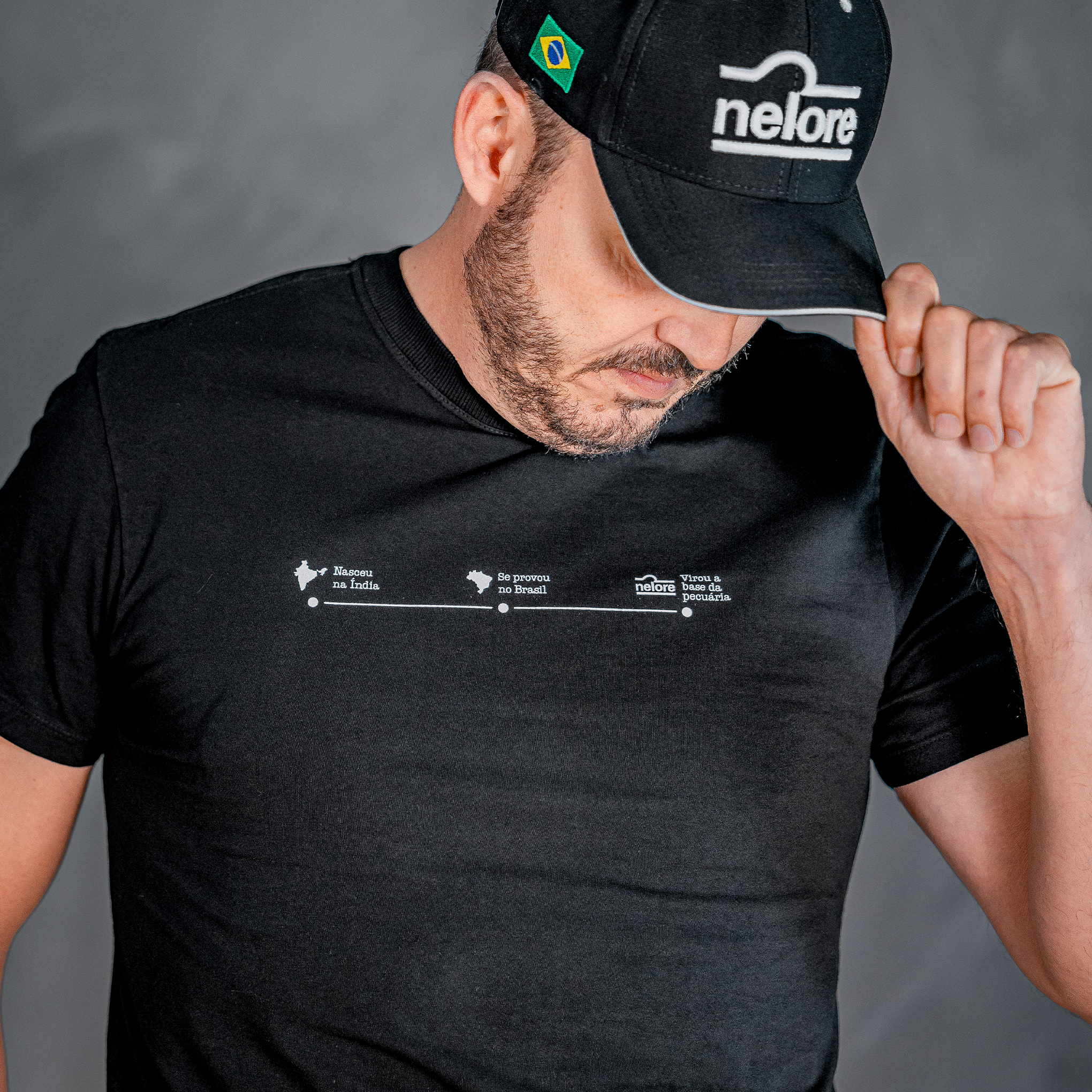 Camiseta Linha do Tempo (Preto)