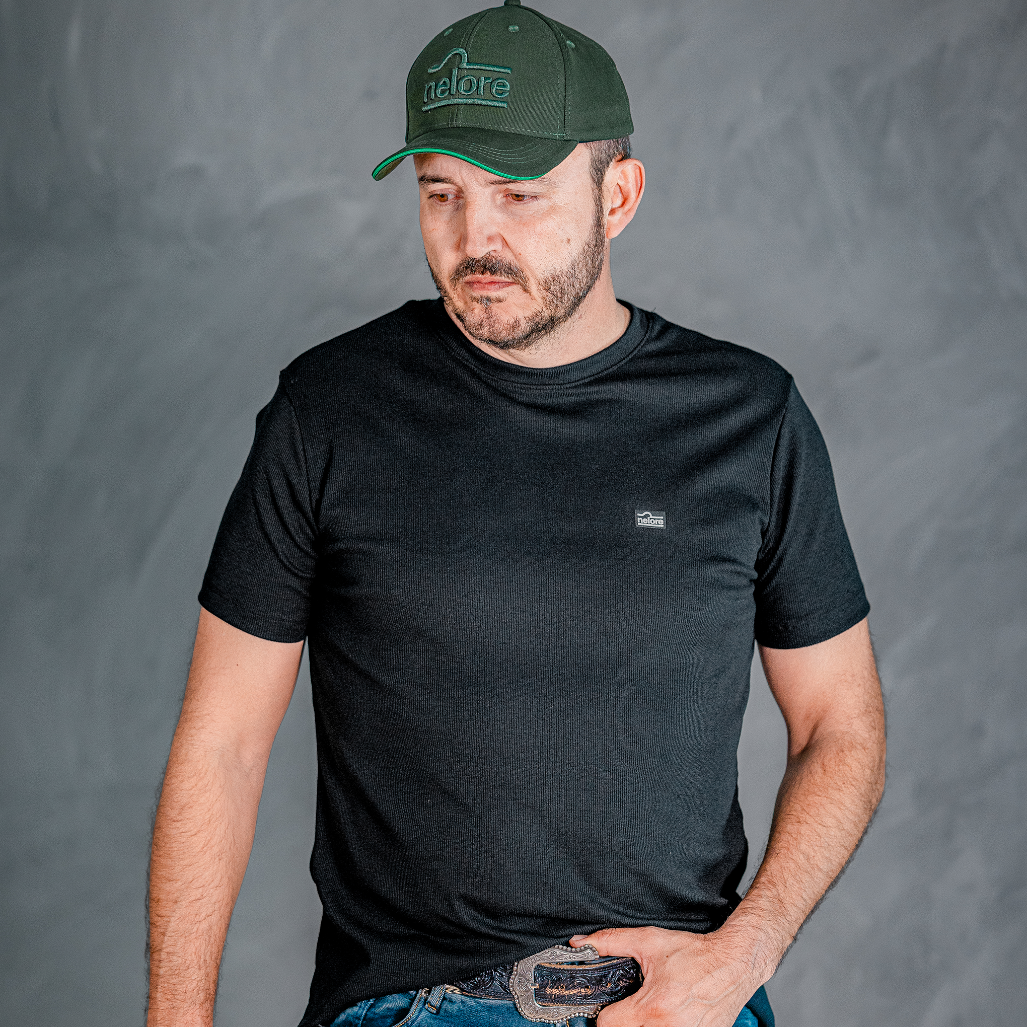 Camiseta Texturizada (Preto)